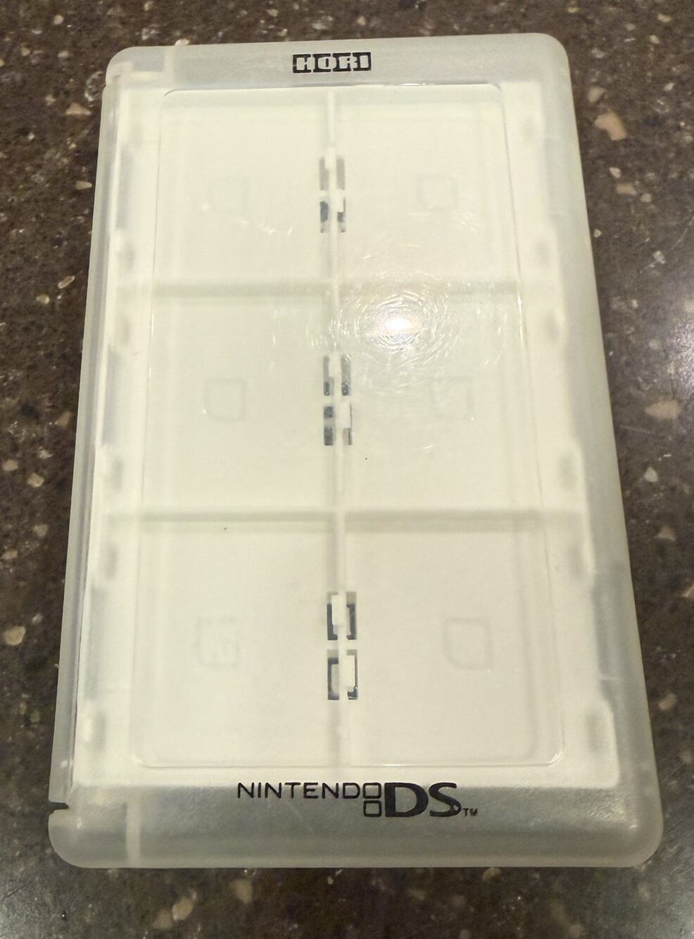 HORI 24 Game Cartridge Holder for Nintendo 3DS & DS Games - Clear Plastic